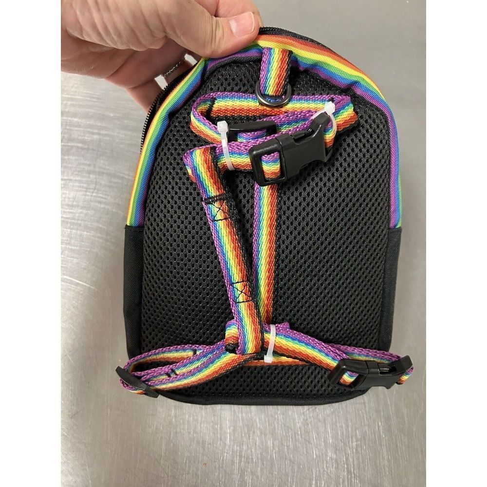 Pride Dog Backpack Bag Unconditional Love Rainbow Pet, New No Tags. - Picture 3 of 6